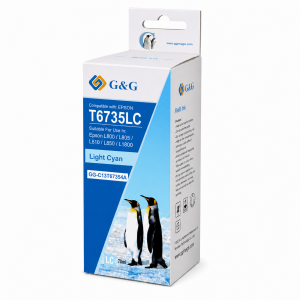 Чернила струйные совм. Epson [T6735] Light Cyan