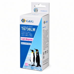 Чернила струйные совм. Epson [T6736] Light Magenta