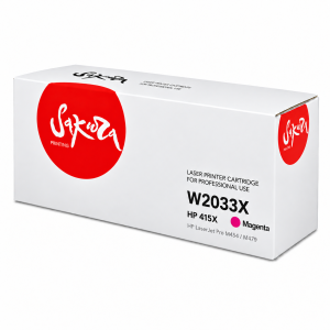 Картридж лазерный совм. цветной HP [415X/W2033X] Magenta