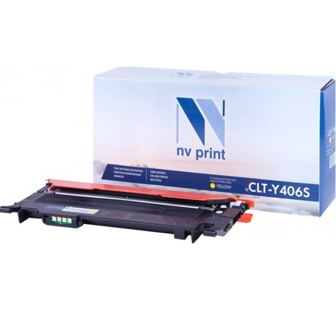 Картридж лазерный совм. цветной Samsung [CLT-Y406S] Yellow