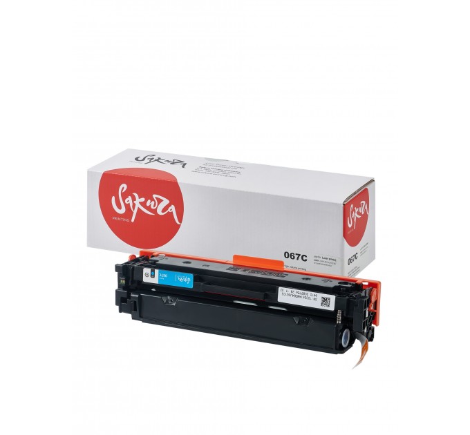 Картридж лазерный совм. цветной Canon [067] Cyan для Canon i-SENSYS LBP631/651/657  [ 1 300 стр. ]