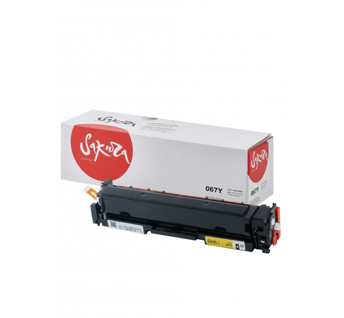 Картридж лазерный совм. цветной Canon [067] Yellow для Canon i-SENSYS LBP631/651/657 [ 1 300 стр. ]