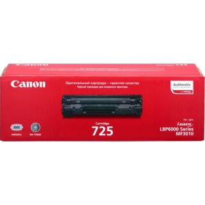 Картридж лазерный ор. Canon [725] для Canon MF3010/LBP6000/6010/6020/6030 [ 1 600 стр. ]