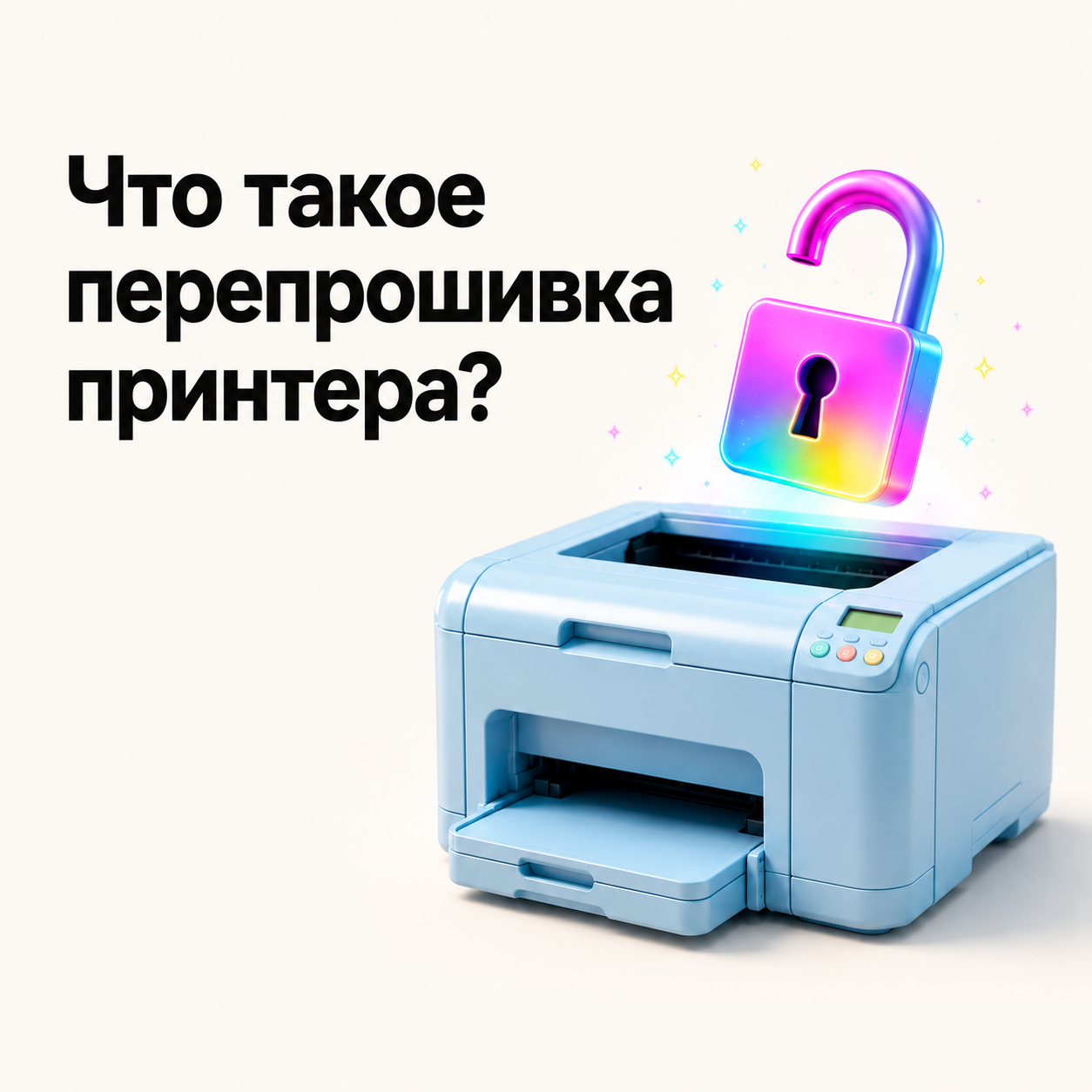 Что такое перепрошивка принтера