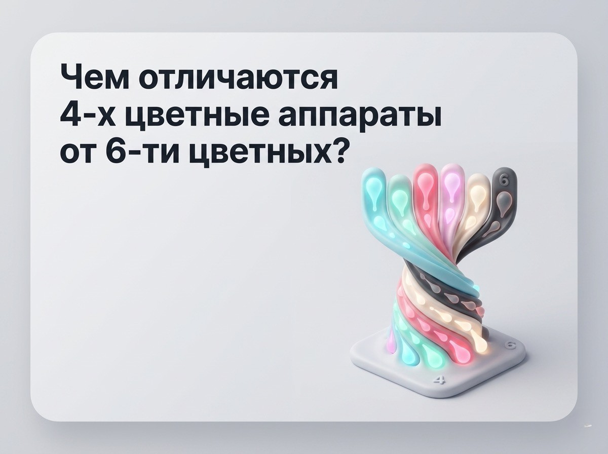 4-цветные и 6-цветные принтеры