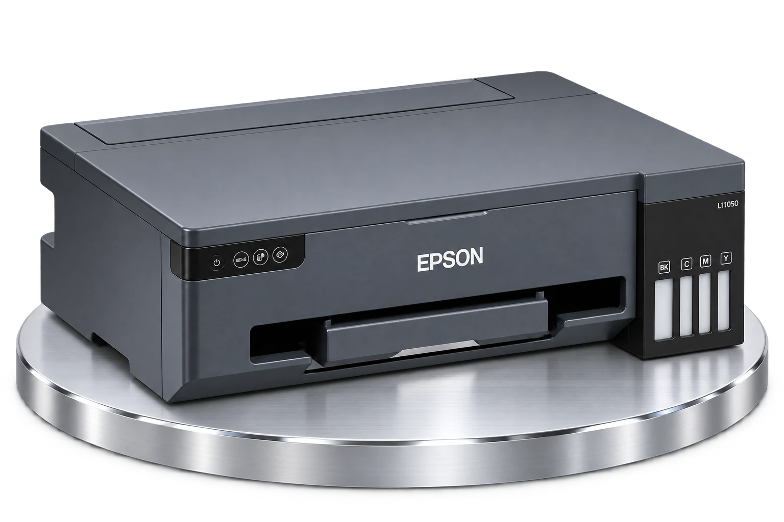 Epson L11050 на серебристом студийном пьедестале